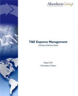 T&E Expense Management: A Solution Selection Guide