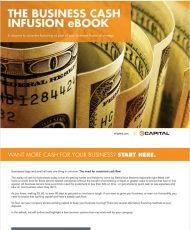 The Business Cash Infusion eBook