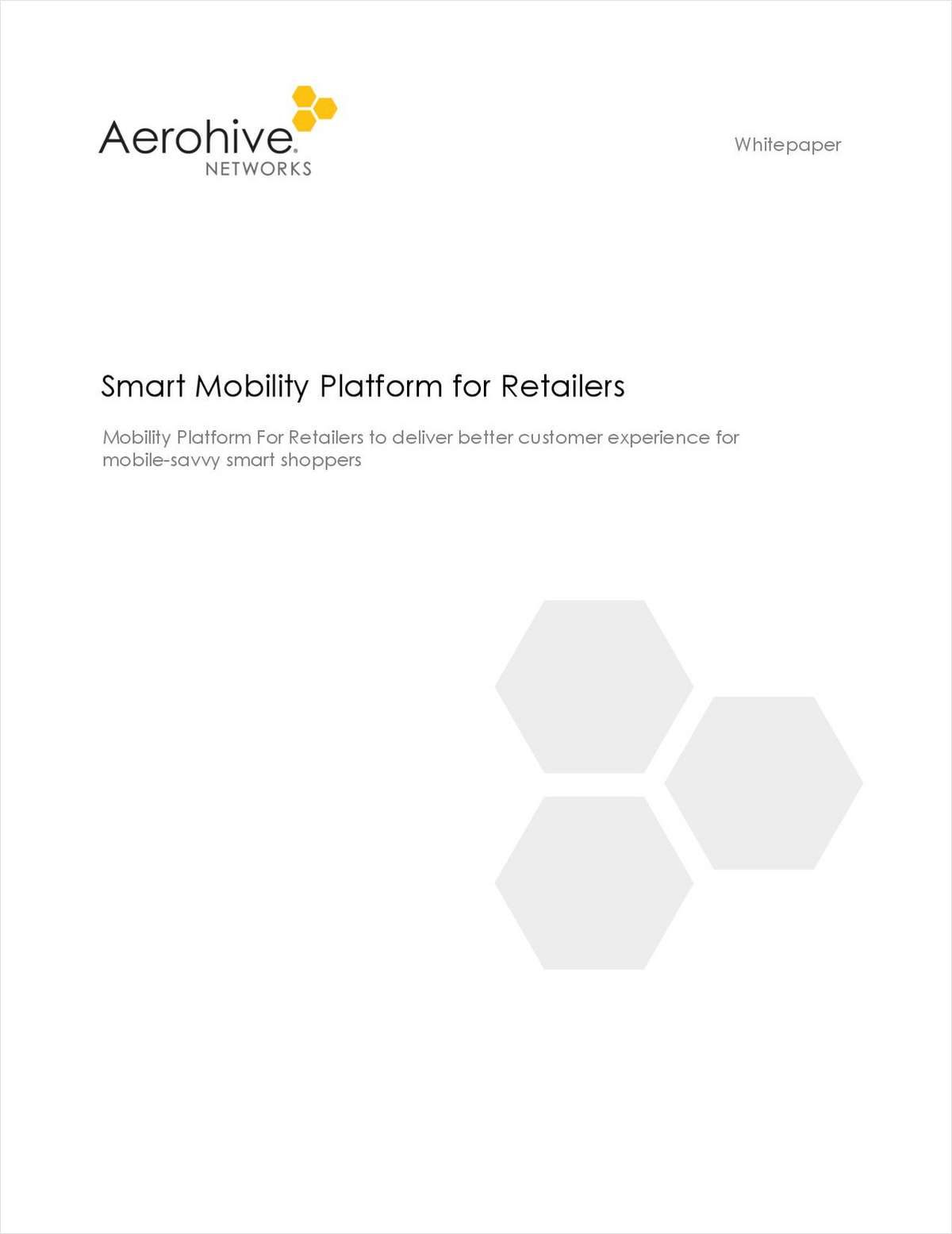 Smart Mobility Platform for Retailers