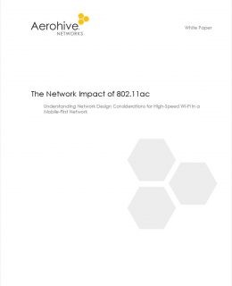 The Network Impact of 802.11ac