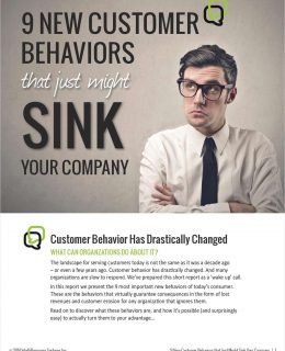 9 New Customer Behaviors that Could Sink Your Company