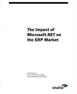 The Impact of Microsoft.NET on the ERP Market