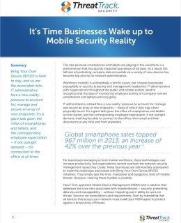 It's Time Businesses Wake up to Mobile Security Reality