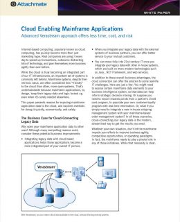 Cloud Enabling Mainframe Applications
