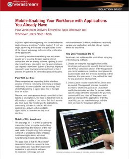 Mobile-Enabling Your Workforce with Apps You Already Have