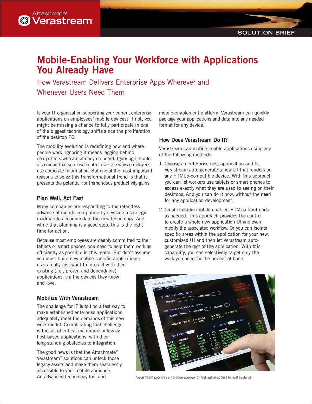 Mobile-Enabling Your Workforce with Apps You Already Have