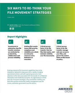 Six Ways To Re-Think Your File Movement Strategies