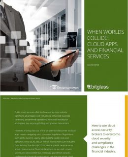 When Worlds Collide: Cloud Apps and Financial Services