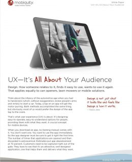 Great Mobile User Experience: It's All About Your Audience