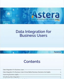 Data Integration for Business Users