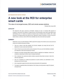 A New Look at the ROI for Enterprise Smart Cards