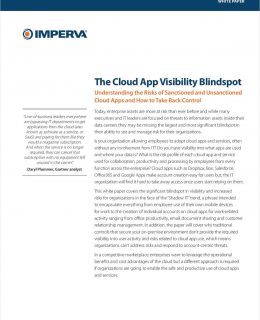 The Cloud App Visibility Blindspot