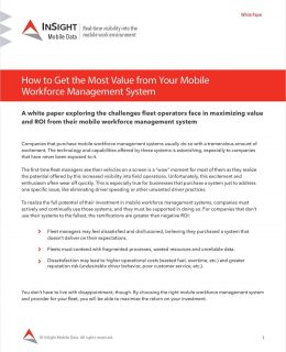 How to Get the Most Value from Your Mobile Workforce Management System
