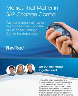 Metrics That Matter in SAP Change Control