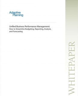 Unified Business Performance Management