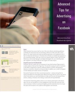 Advanced Tips for Advertising on Facebook