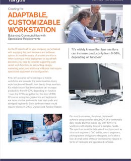 Empower Your Workforce with Adaptable, Customizable, Workstations
