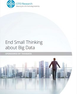 Executive Brief: Stop Thinking Small about Big Data