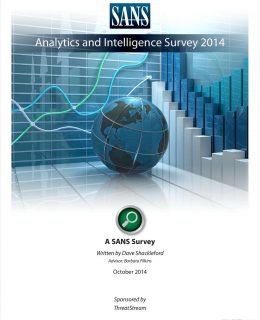 SANS Analytics and Intelligence Survey