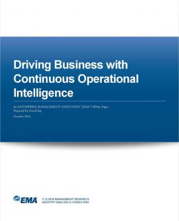 Driving Business with Continuous Operational Intelligence