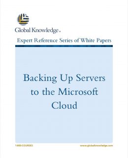 Backing Up Servers to the Microsoft Cloud