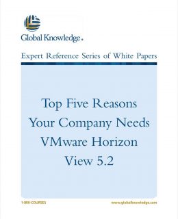 Top Five Reasons Your Company Needs VMware Horizon View 5.2