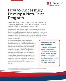 How to Successfully Develop a Non-Dues Program