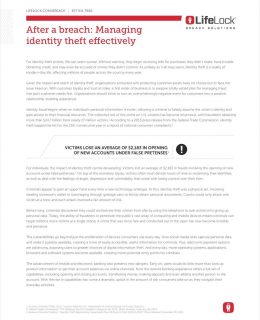 After A Data Breach: Managing Identity Theft Effectively