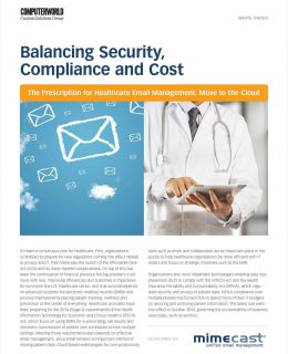 Security, Compliance, and Cost: A Productive Balancing Act