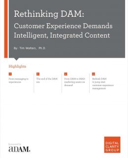 Rethinking DAM: Customer Experience Demands Smart Content
