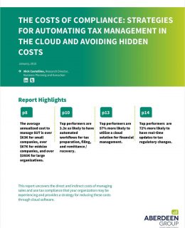 Hidden Costs of Sales Tax Compliance