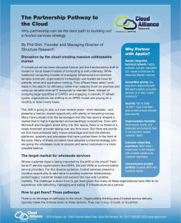 The Partnership Pathway to the Cloud