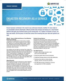 Disaster Recovery as a Service - Peace of Mind with Secure, Cost-Effective Business Continuity