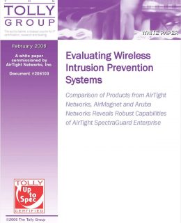 The Tolly Group: Benchmarking Strategies for Wireless Intrusion Prevention