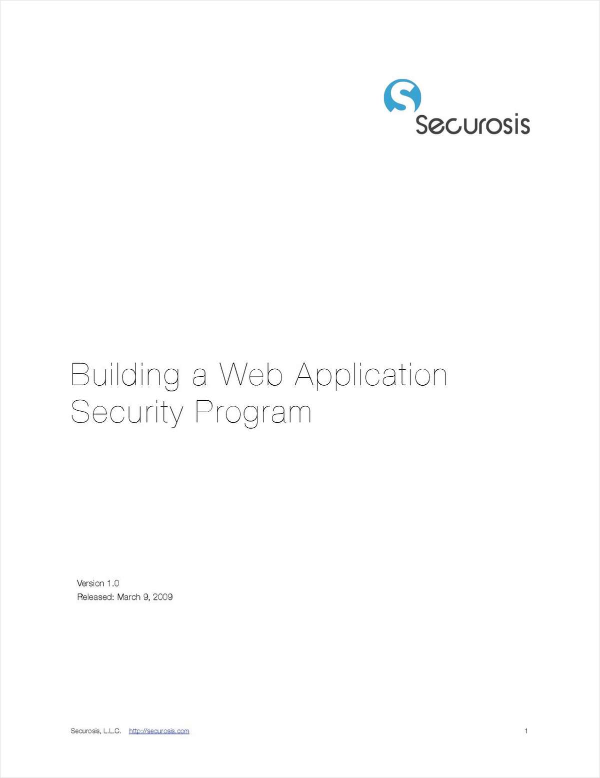 Building a Web Application Security Program