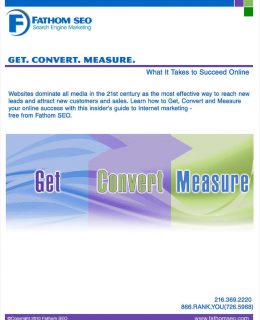 Insider's Guide to Internet Marketing: Get. Convert. Measure.