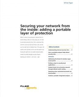 Securing Your Network from the Inside