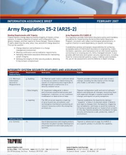Department of Defense Information Assurance Briefs