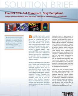 The PCI DSS: Get Compliant. Stay Compliant.
