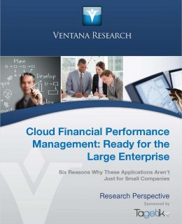 Financial Performance Management:  6 Reasons to Choose the Cloud