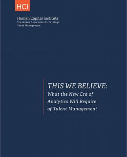 What the New Era of Analytics Will Require of Talent Management