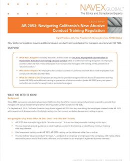 How to Navigate California's New Abusive Conduct Training Regulation (AB 2053)