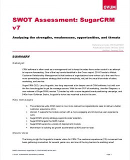 Learn Why Analyst Firm Ovum Names SugarCRM a Leading CRM