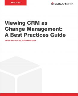 Viewing CRM as Change Management: A Best Practices Guide