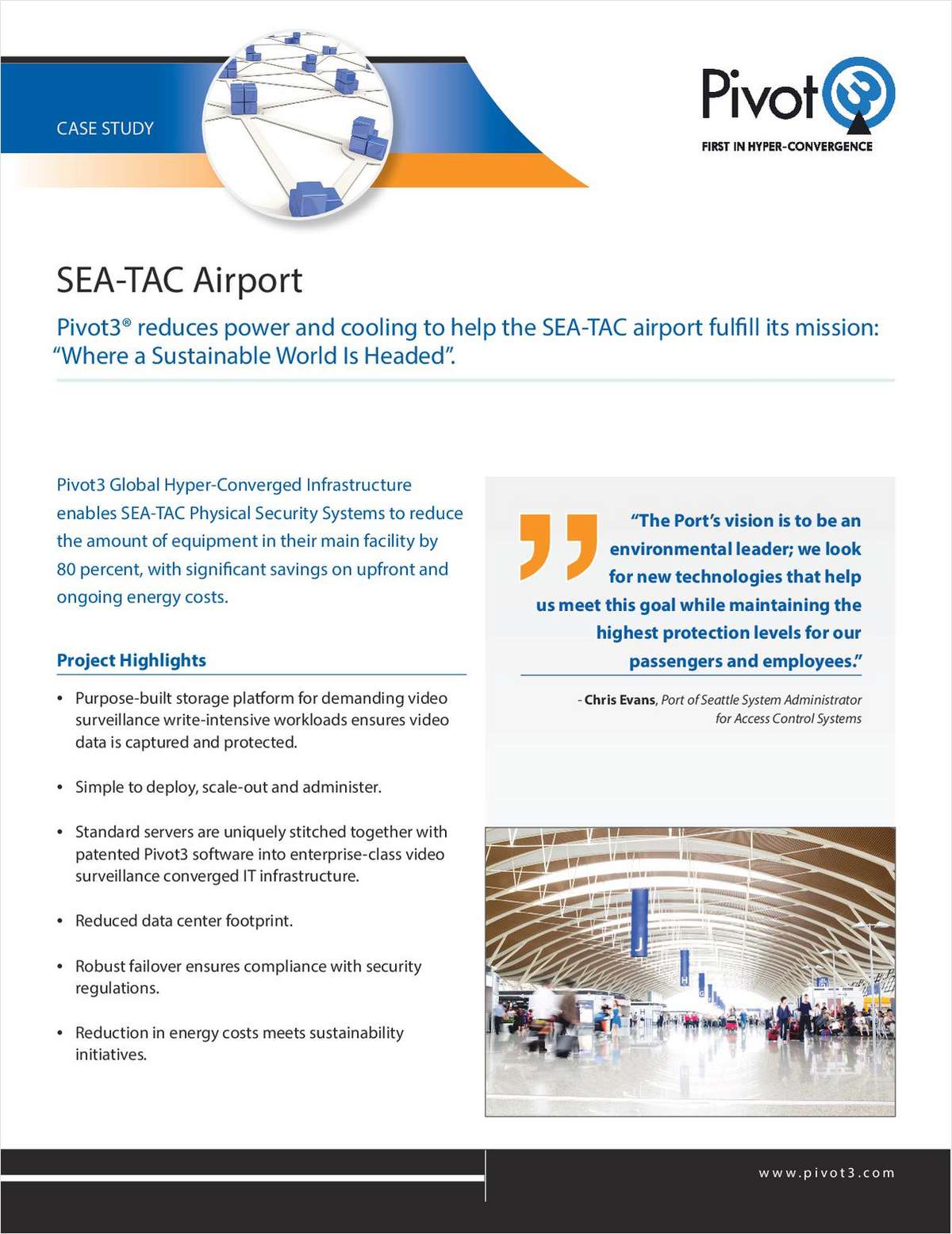 SEA-TAC Airport Enterprise Storage Strategy Fosters Sustainability