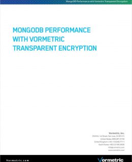 MongoDB Performance with Vormetric Transparent Encryption