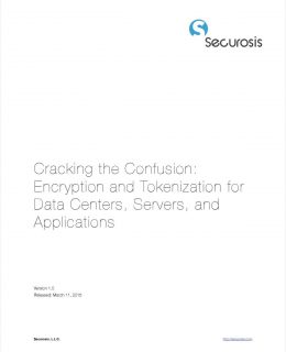 Cracking the Confusion: Encryption and Tokenization for Data Centers, Servers, and Applications