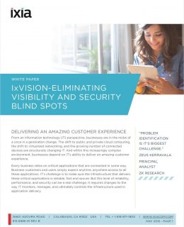IxVision - Eliminating Visibility and Security Blind Spots