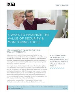5 Ways to Maximize the Value of Security and Network Monitoring Tools