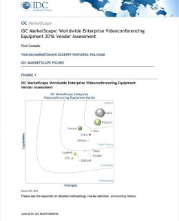 IDC Marketscape for Group Videoconferencing